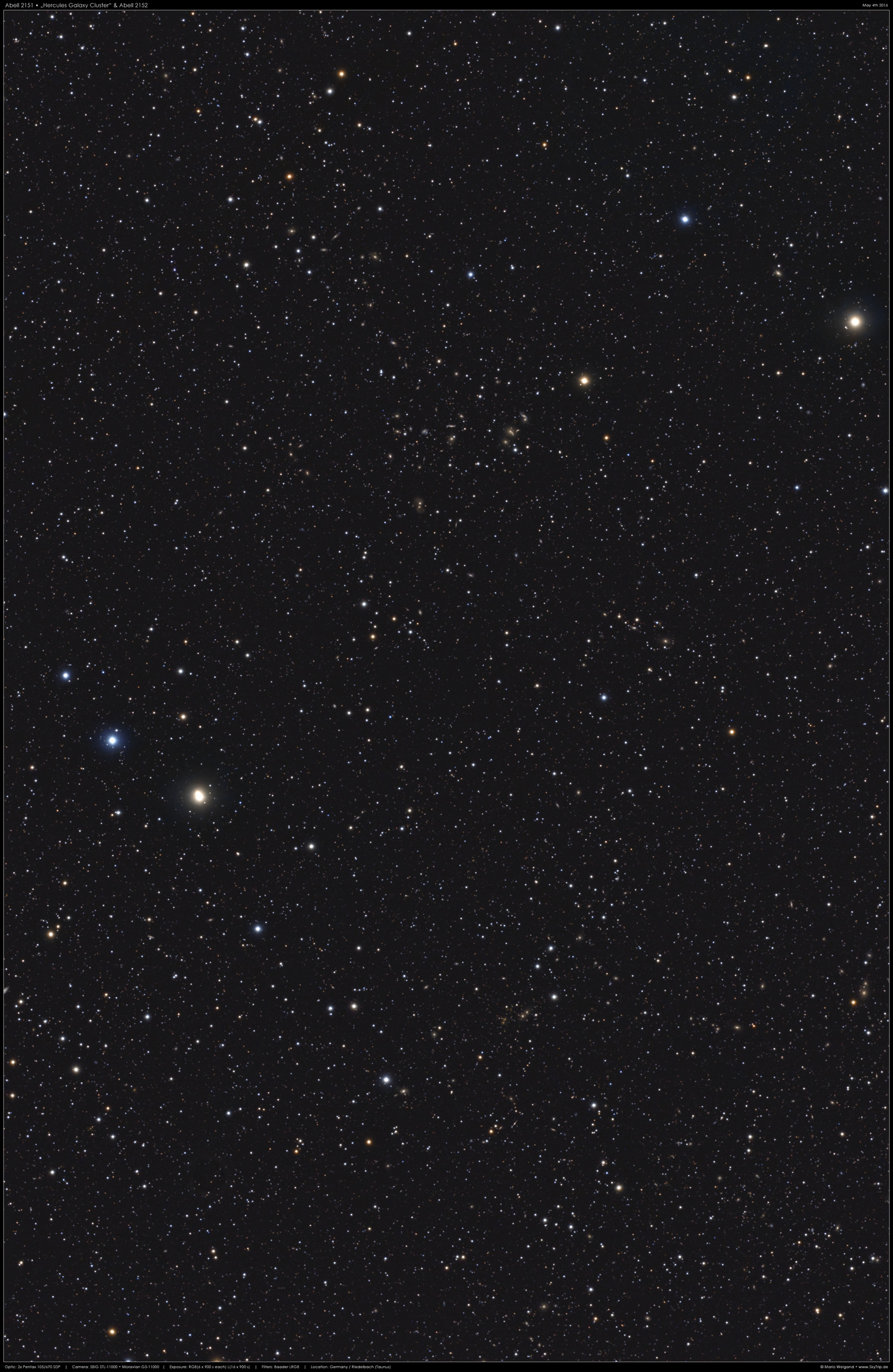 Abell 2151 Herkules Galaxienhaufen
