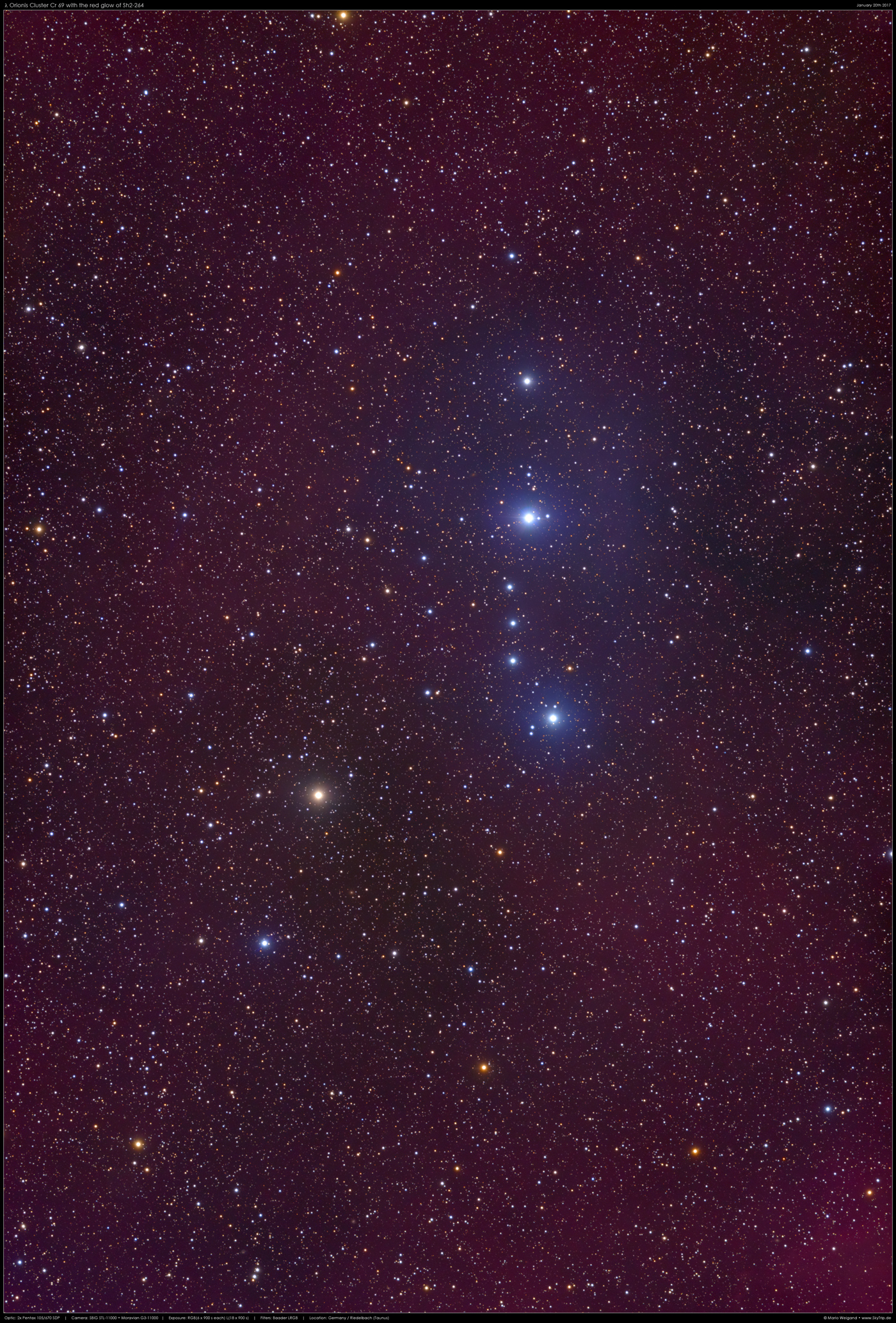 Collinder 69 & Sh2-264 im Orion