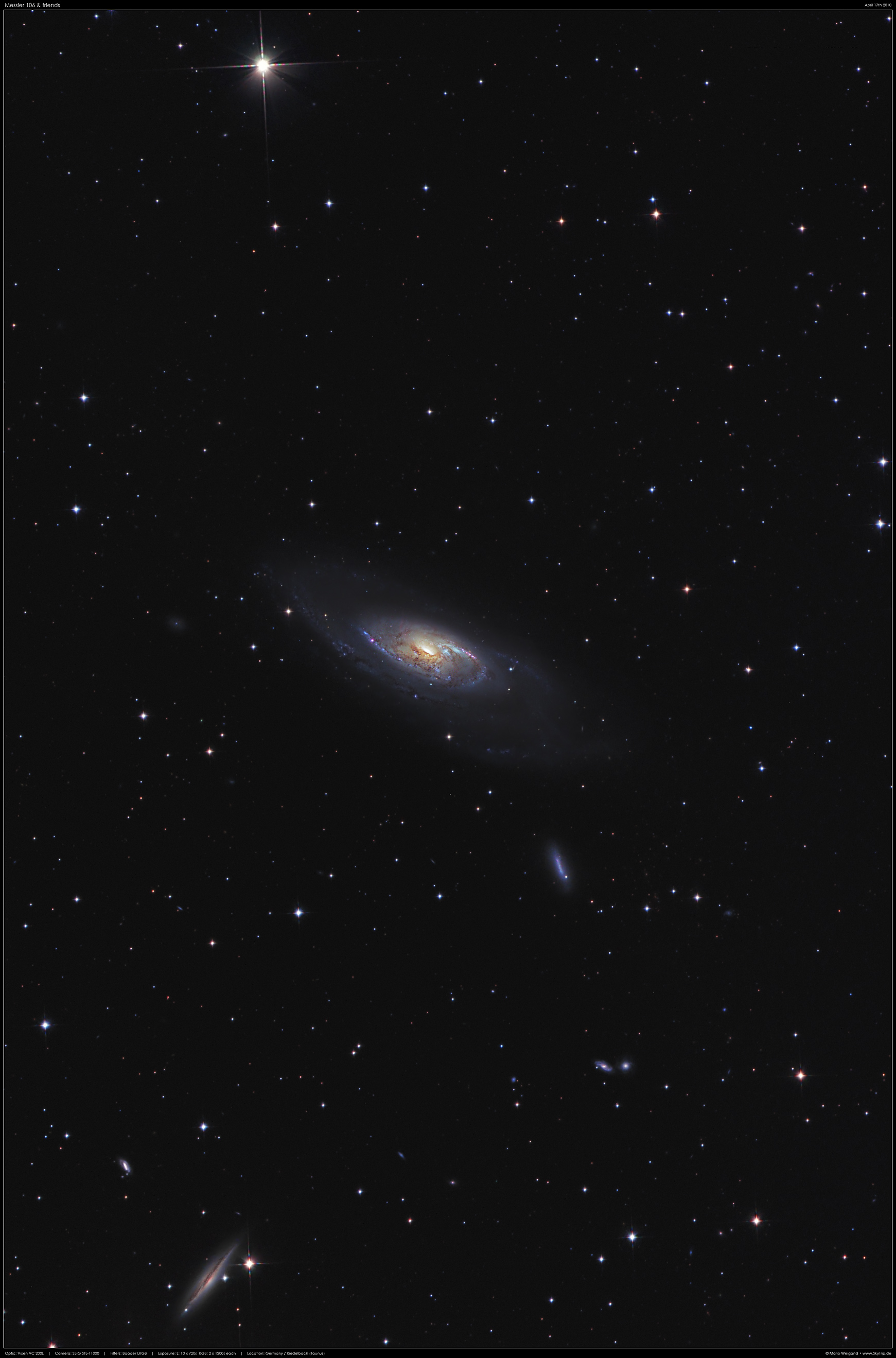 Spiralgalaxie Messier 106