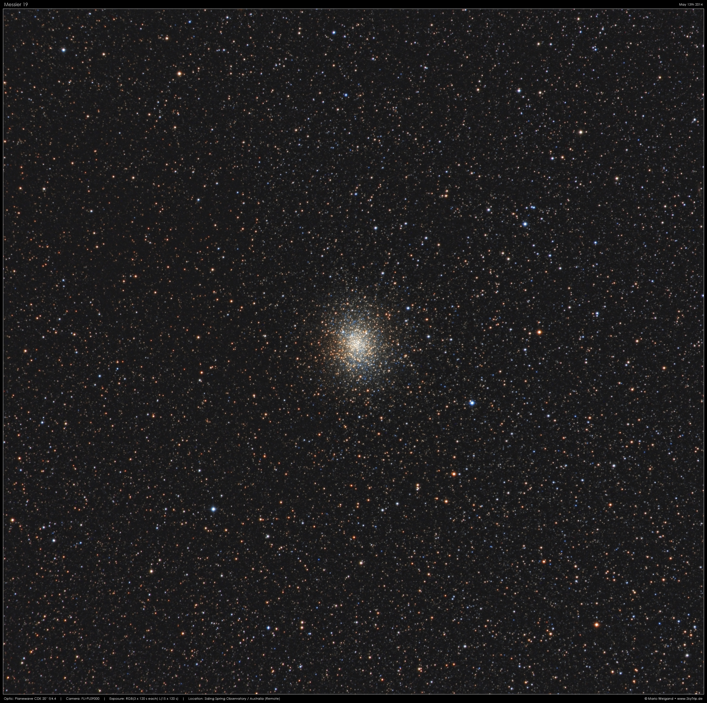 Kugelsternhaufen Messier 19