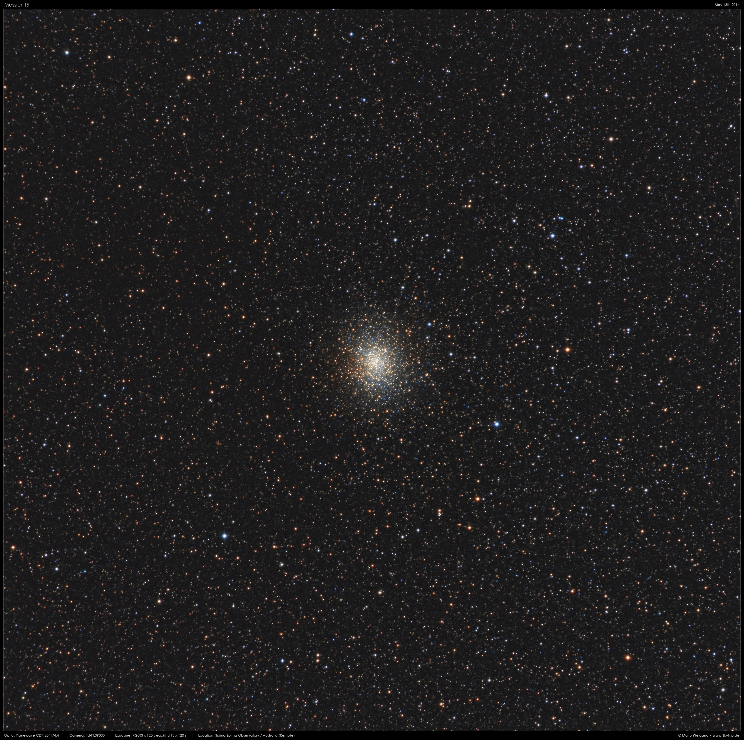 Kugelsternhaufen Messier 19