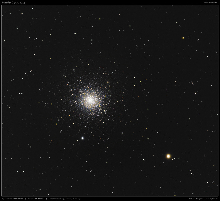 Messier 3 in Canes Venatici