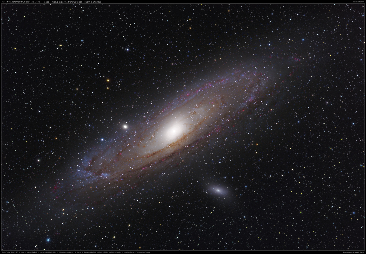 HII-Regionen in Messier 31
