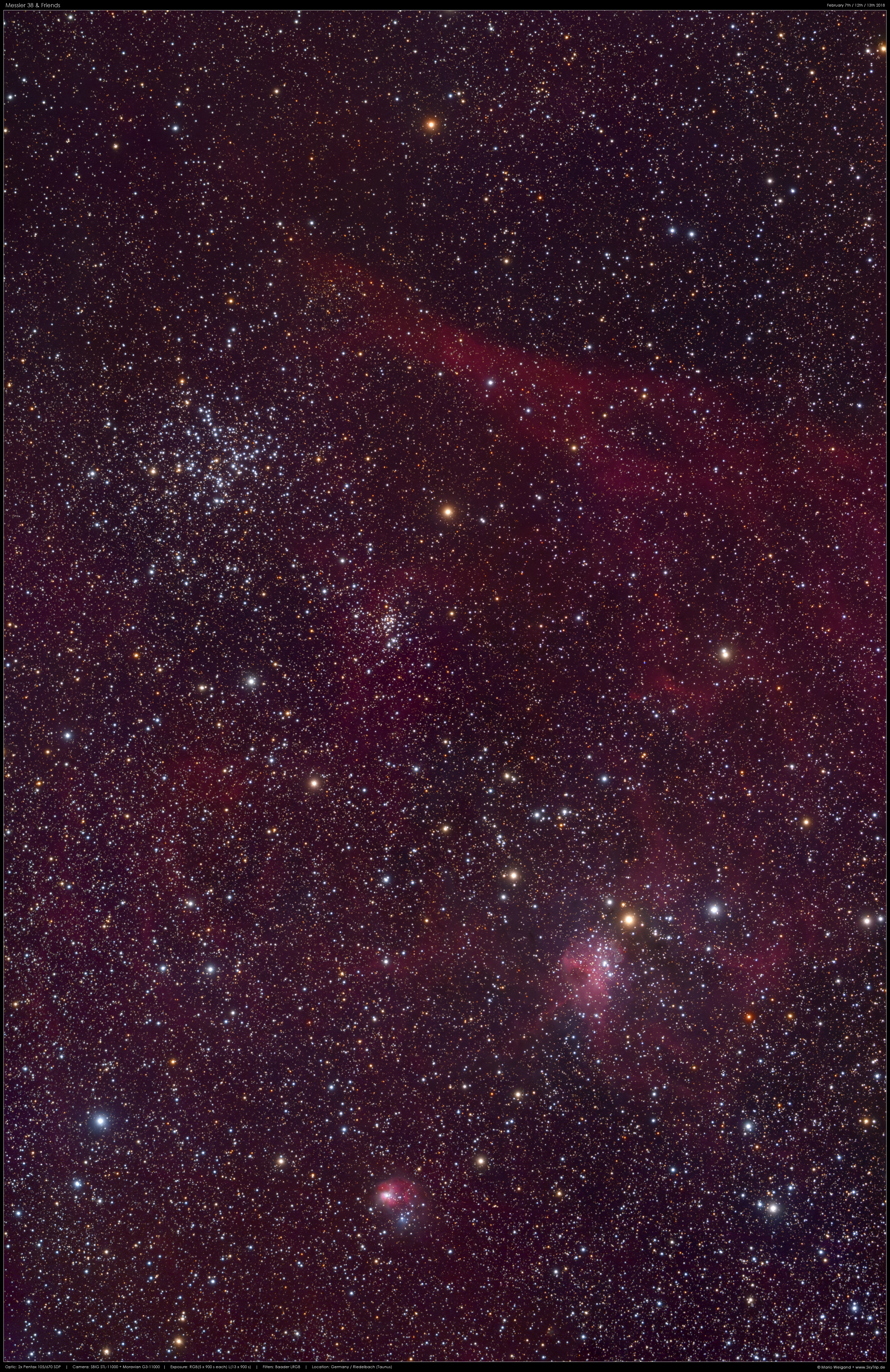 Messier 38, NGC 1907 & viel mehr