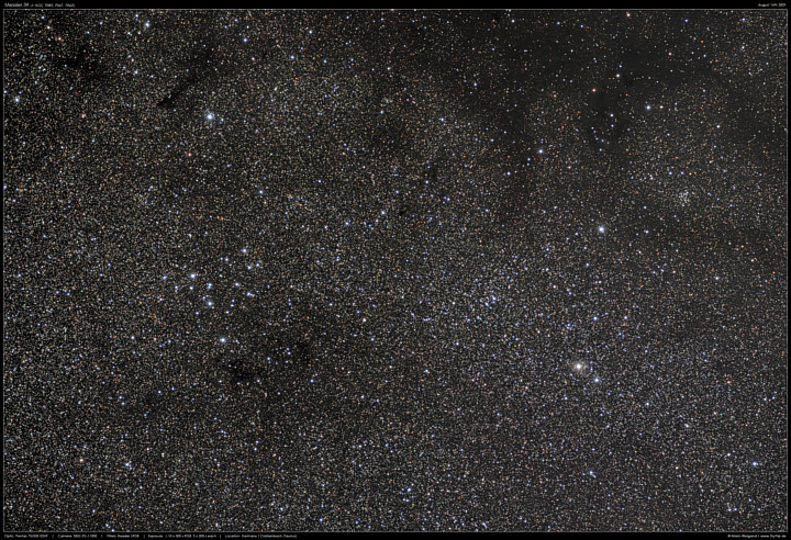 M39, Sternhaufen in Cygnus
