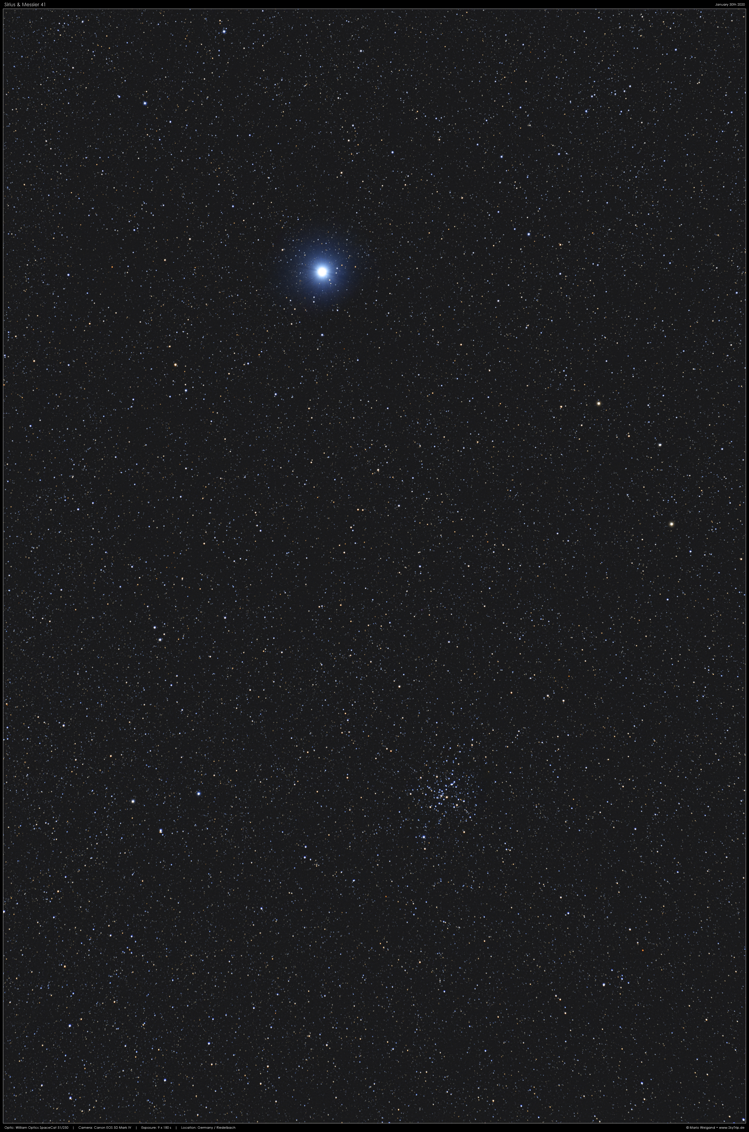Sirius & Messier 41