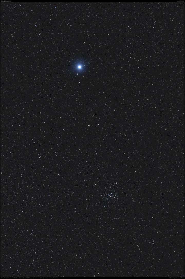 Sirius & Messier 41