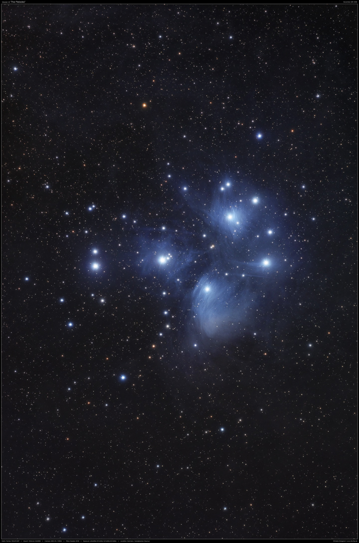 Die Plejaden mit NGC 1432/35
