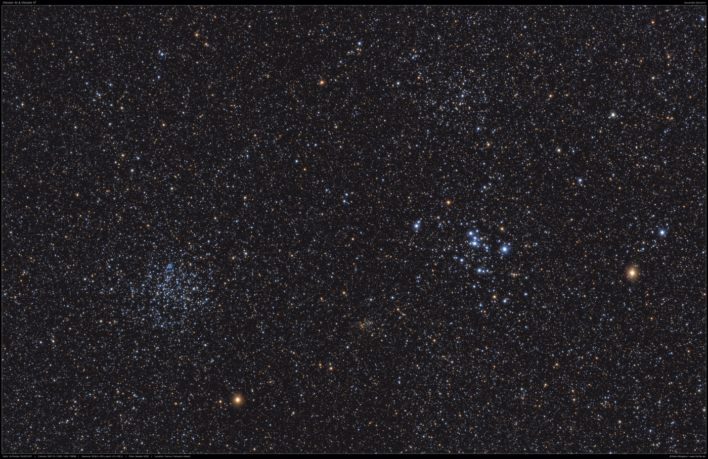 Messier 46 & Messier 47