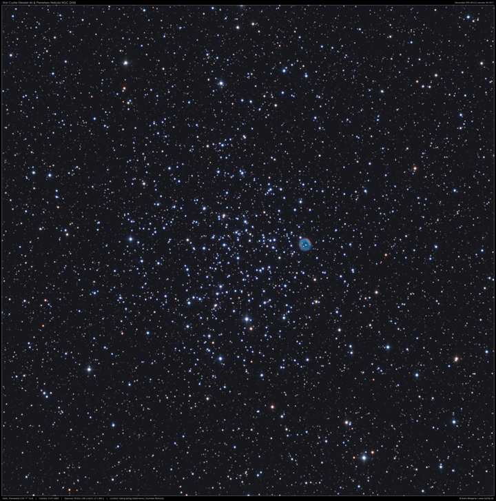 Sternhaufen Messier 46 mit NGC 2438