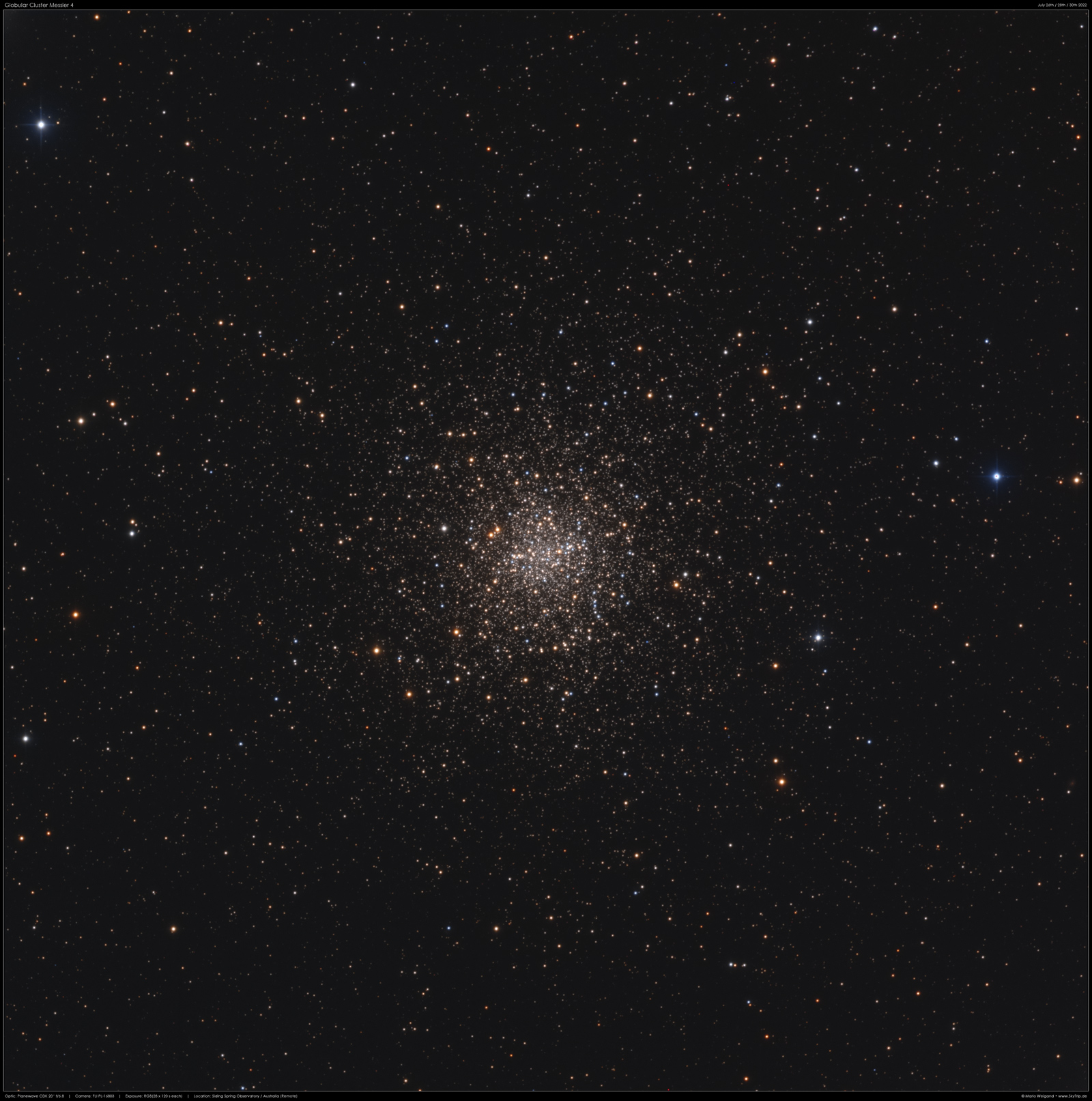 Messier 4 im Skorpion