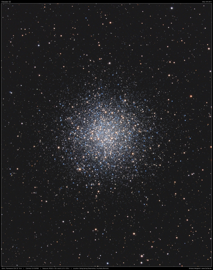 Kugelsternhaufen Messier 55