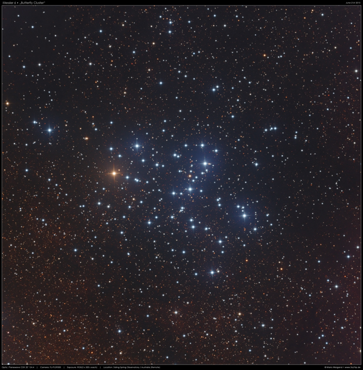 Der Schmetterlingshaufen Messier 6