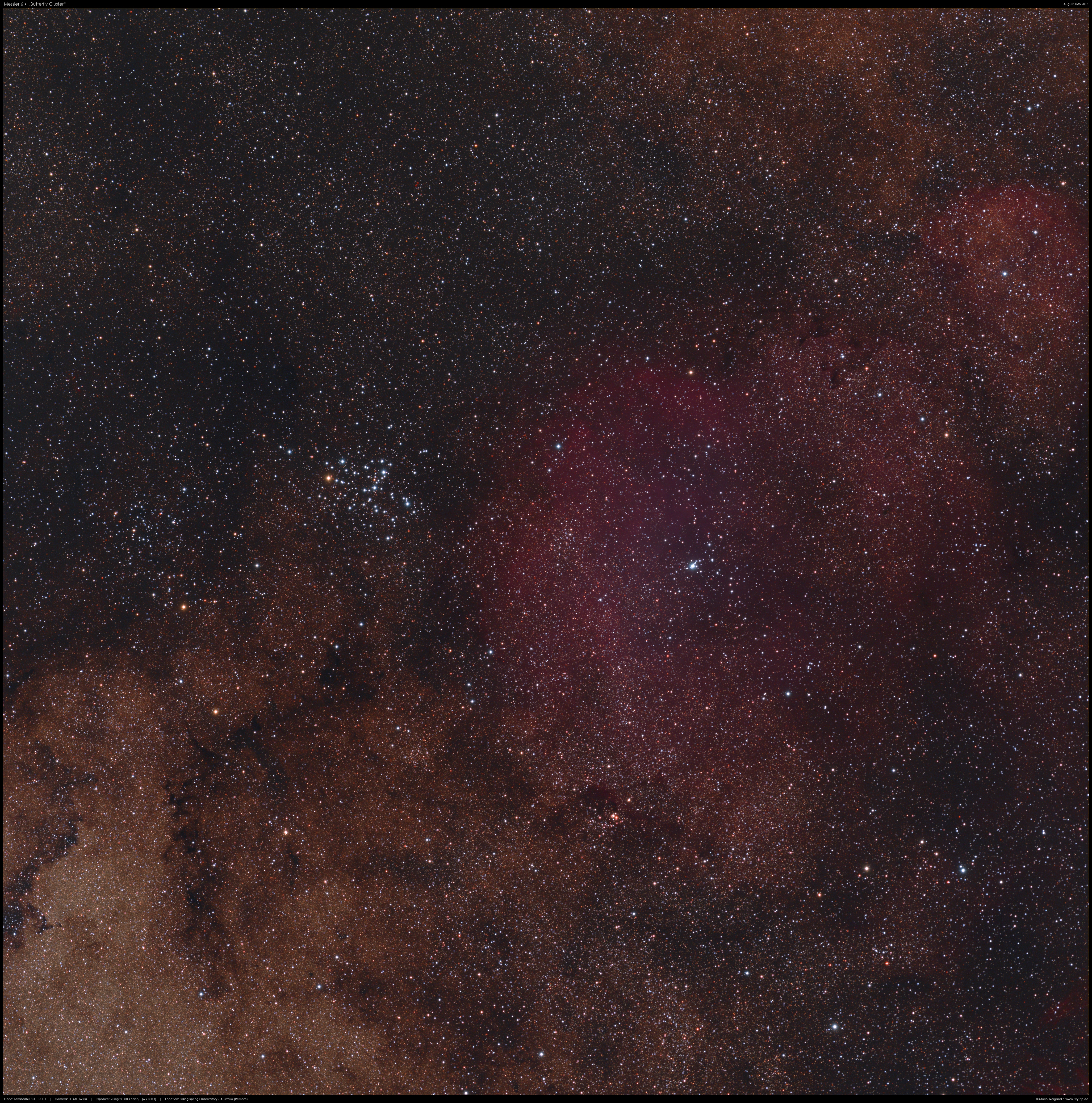 Messier 6 Schmetterlingshaufen
