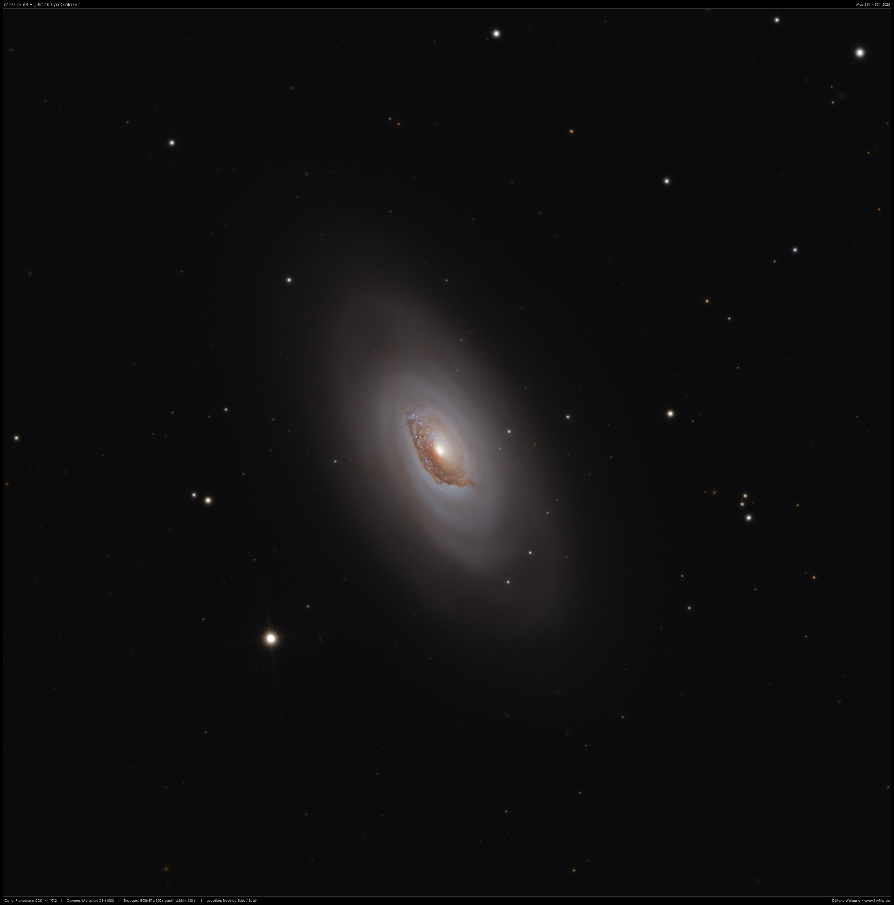Messier 64, The Black Eye Galaxy