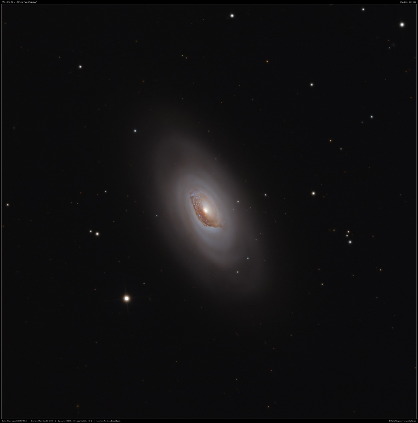 Messier 64, The Black Eye Galaxy