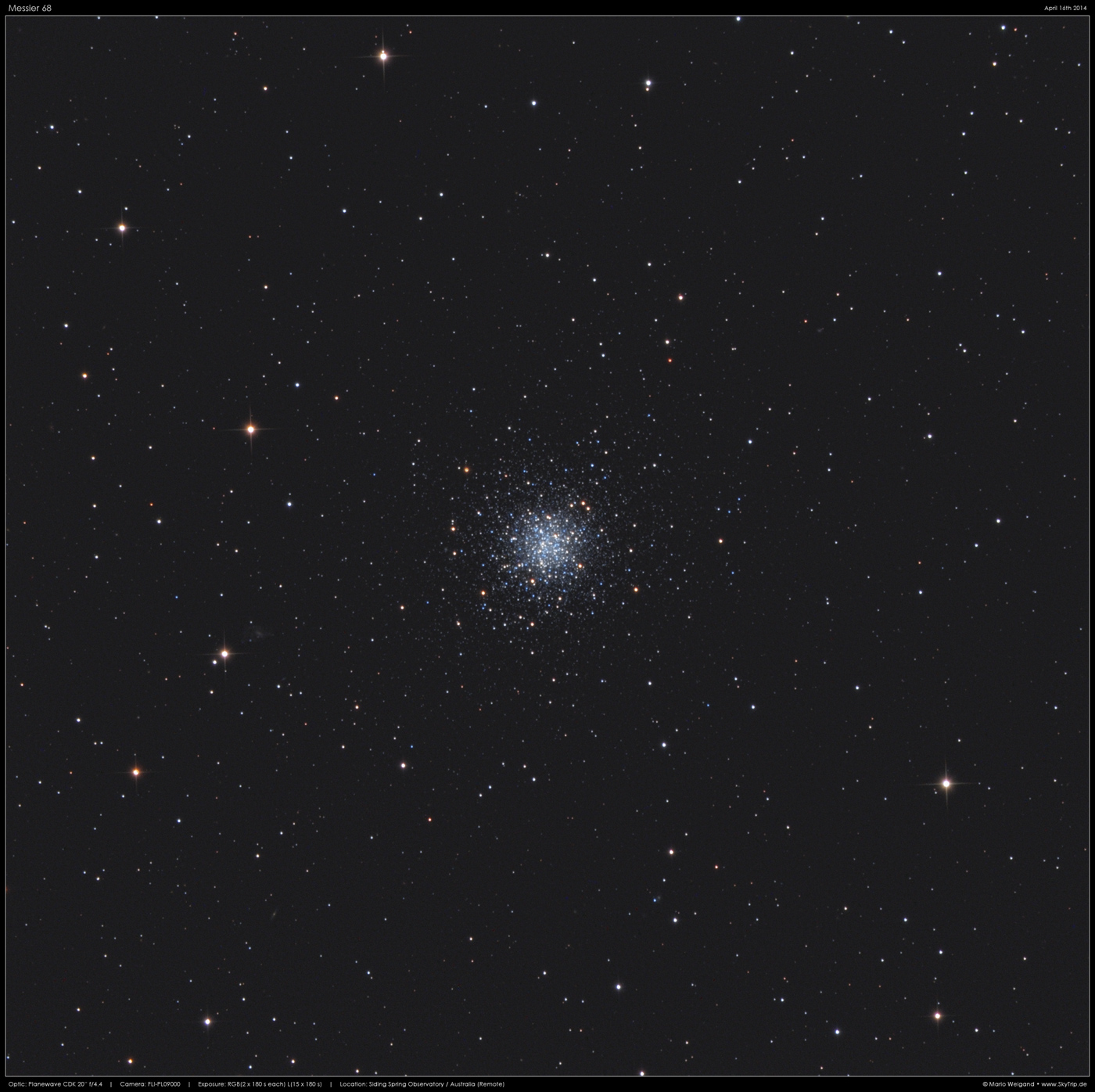 Kugelsternhaufen Messier 68