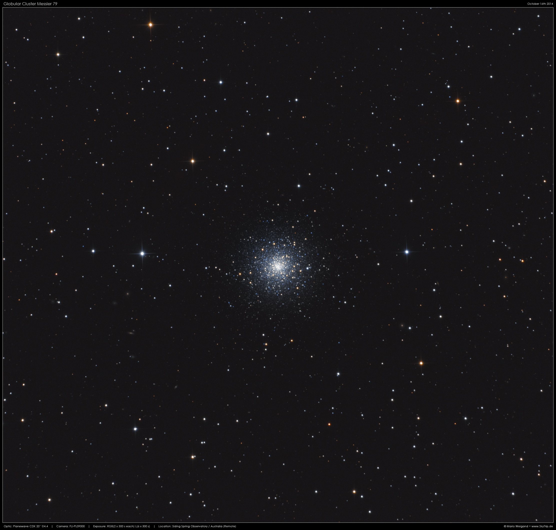 Messier 79 in Lepus
