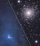 Messier 80 & Rho Ophiuchi