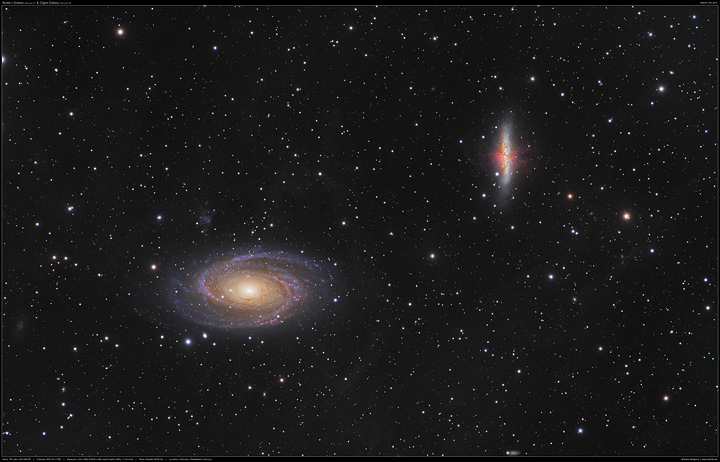Bodes Galaxie M81 mit M82