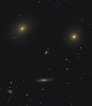 Virgo Cluster: M84, M86 & Friends
