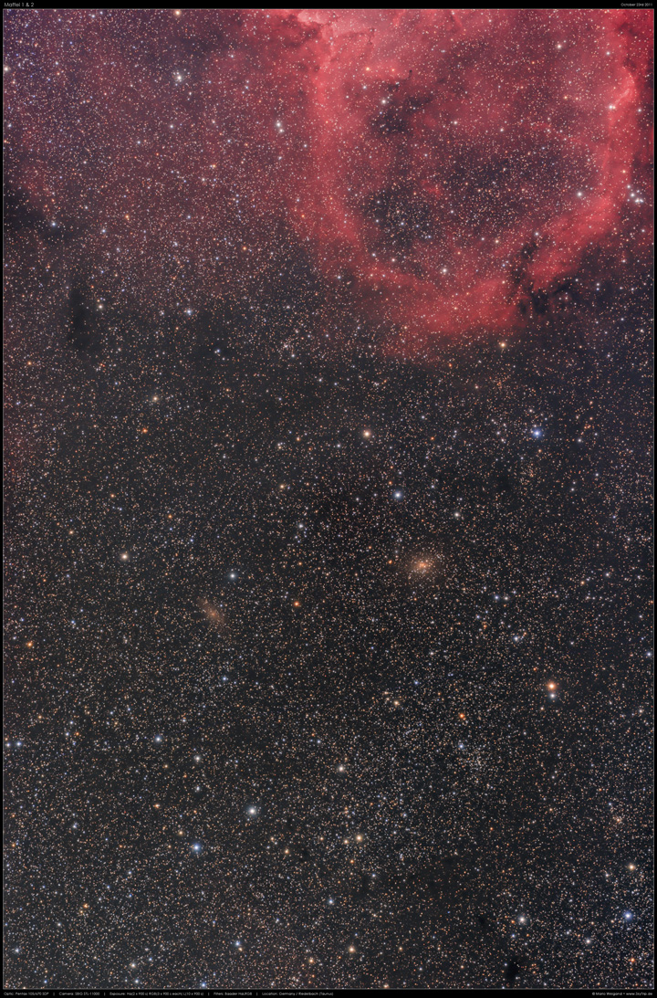 Die beiden Galaxien Maffei 1 & 2