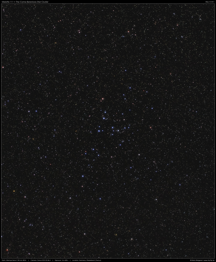 Melotte 111 - The Coma Berenice Cluster