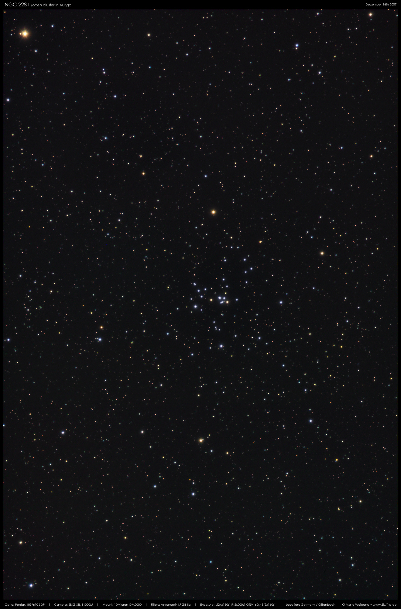 Sternhaufen NGC 2281