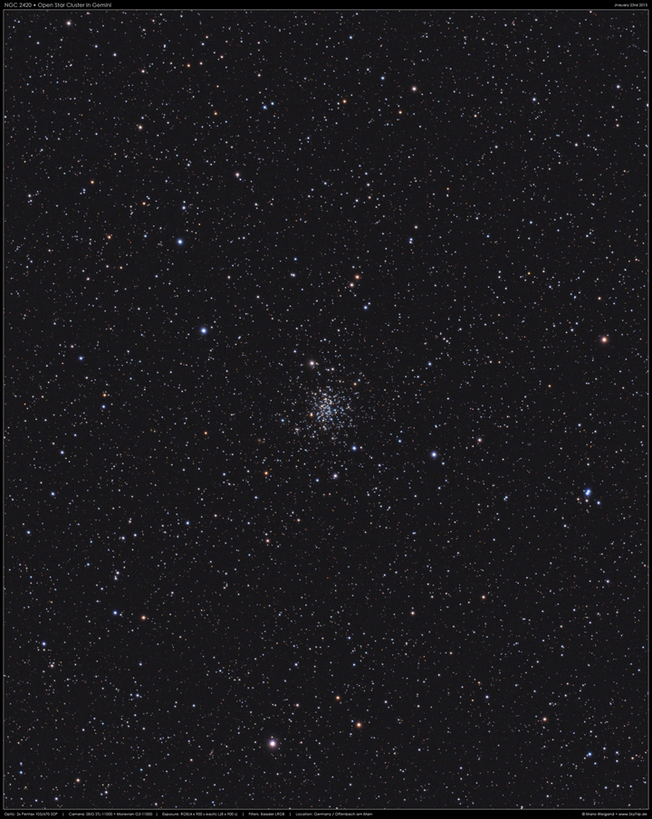 NGC 2420 in den Zwillingen