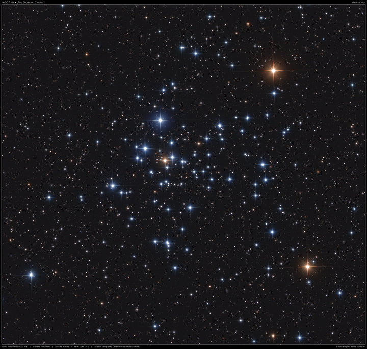 NGC 2516 in Carina