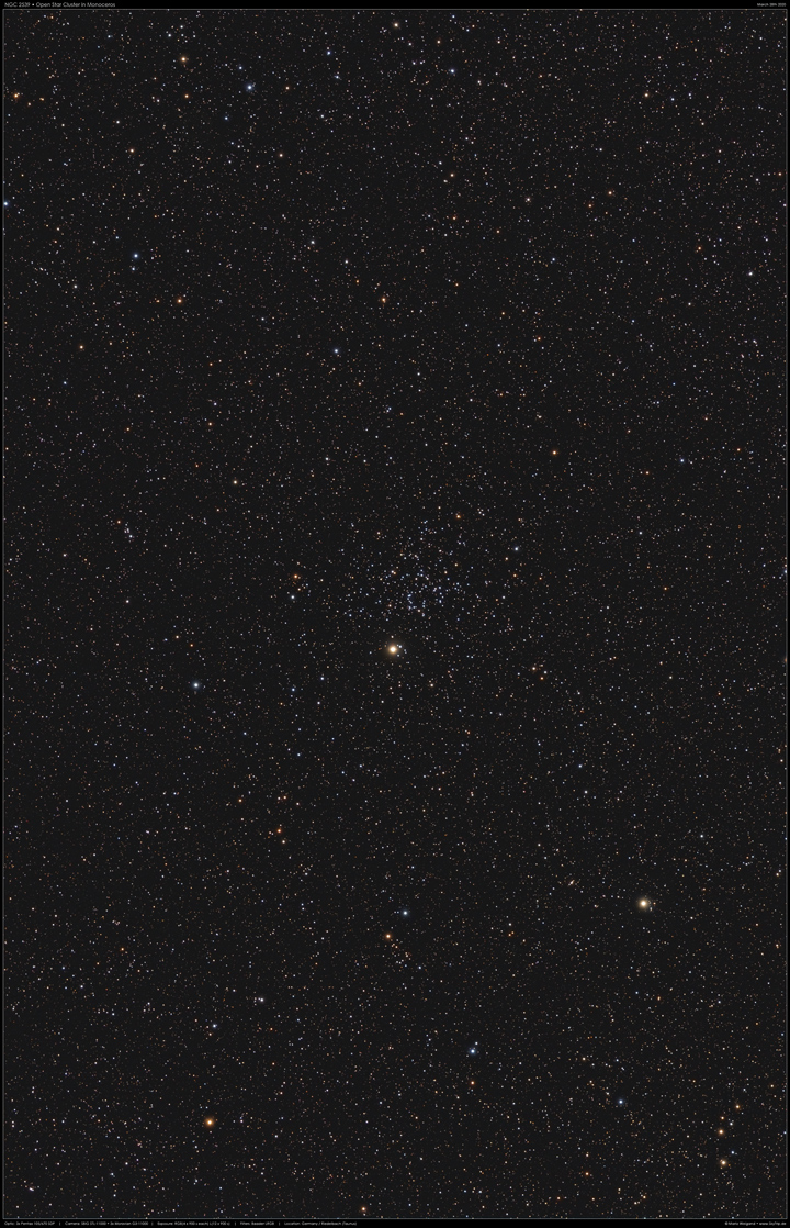 NGC 2539 in Puppis