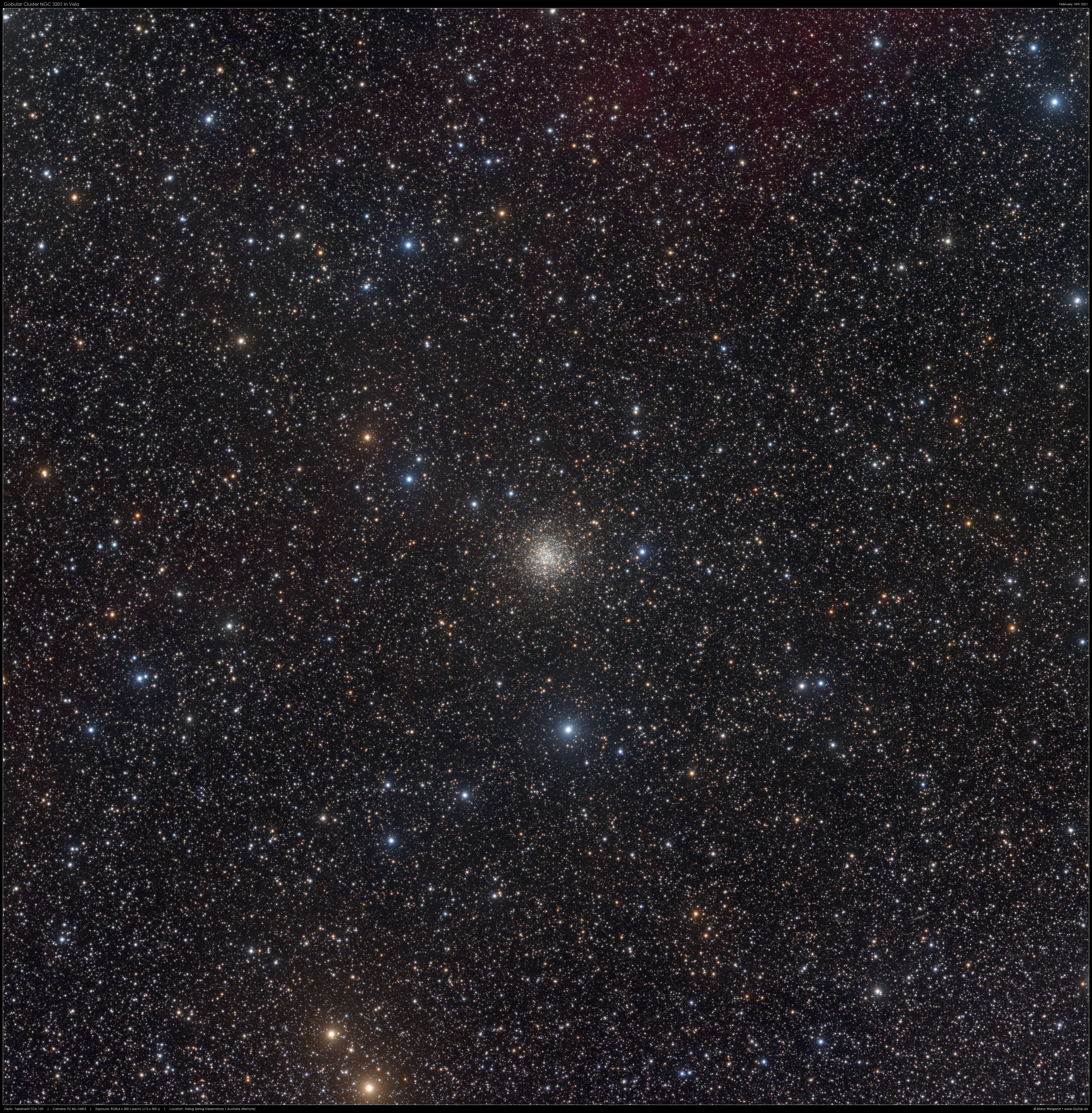 NGC 3201 in Vela