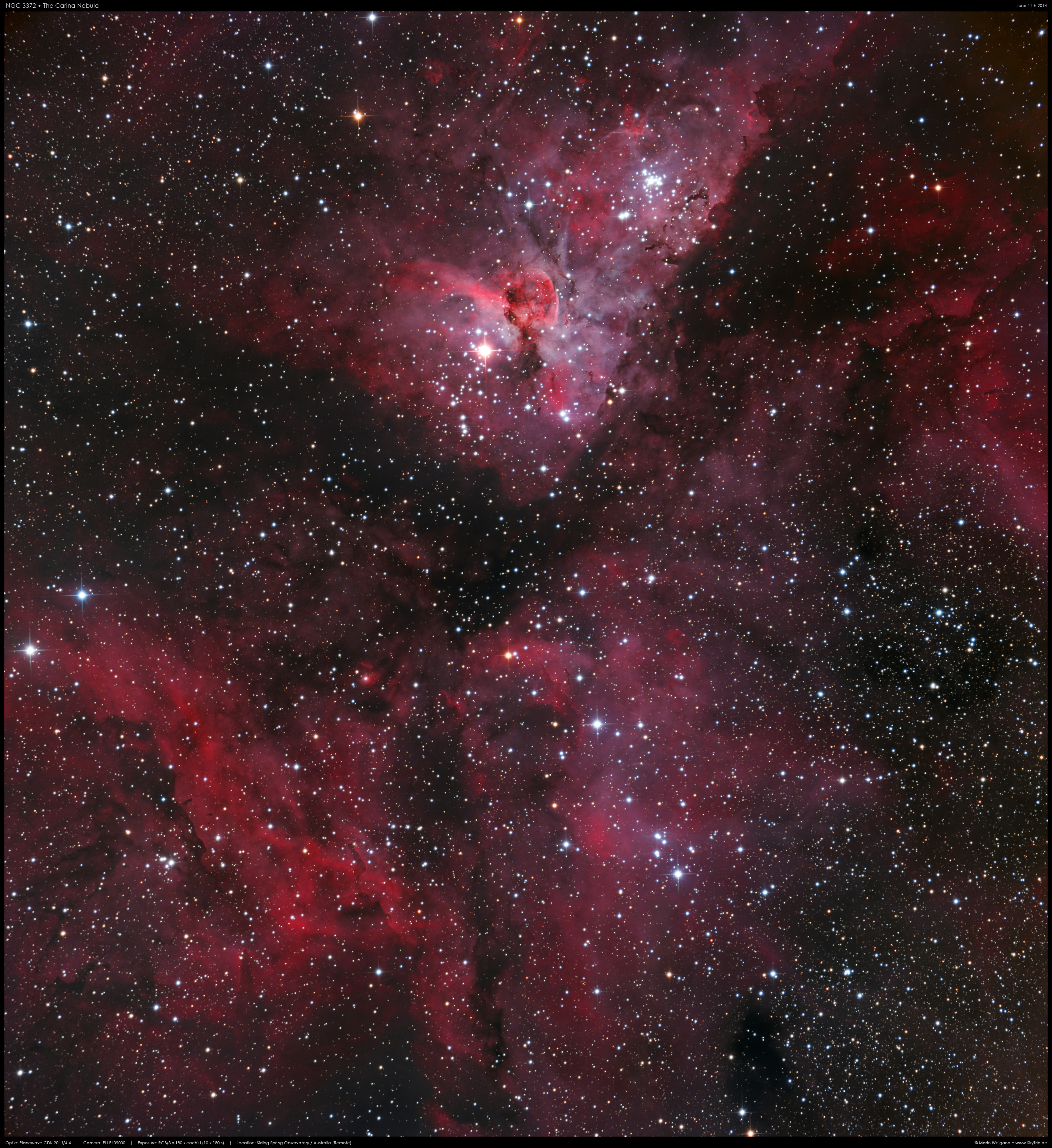 Der Carinanebel NGC 3372