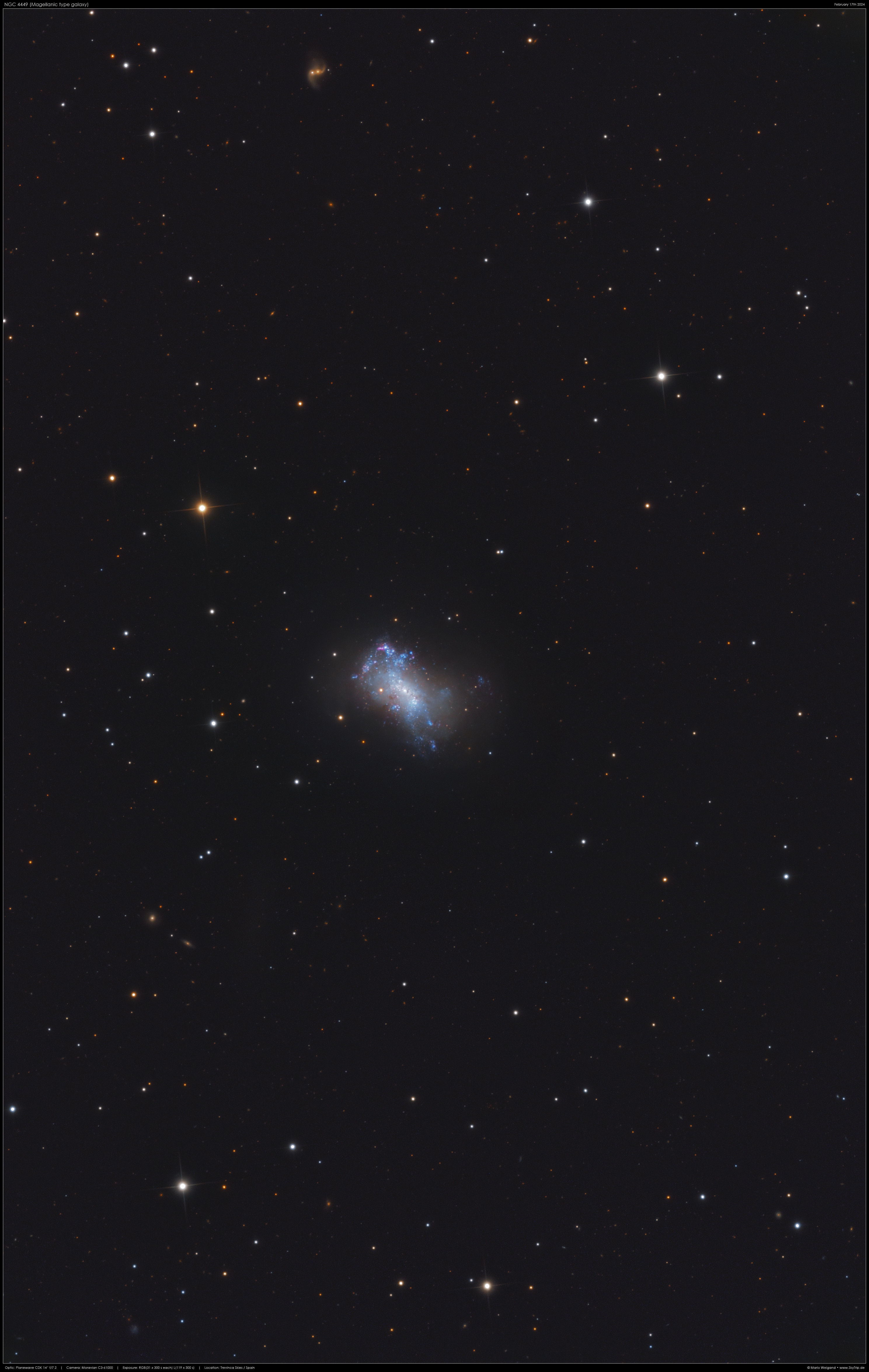 Die irregulre Galaxie NGC 4449