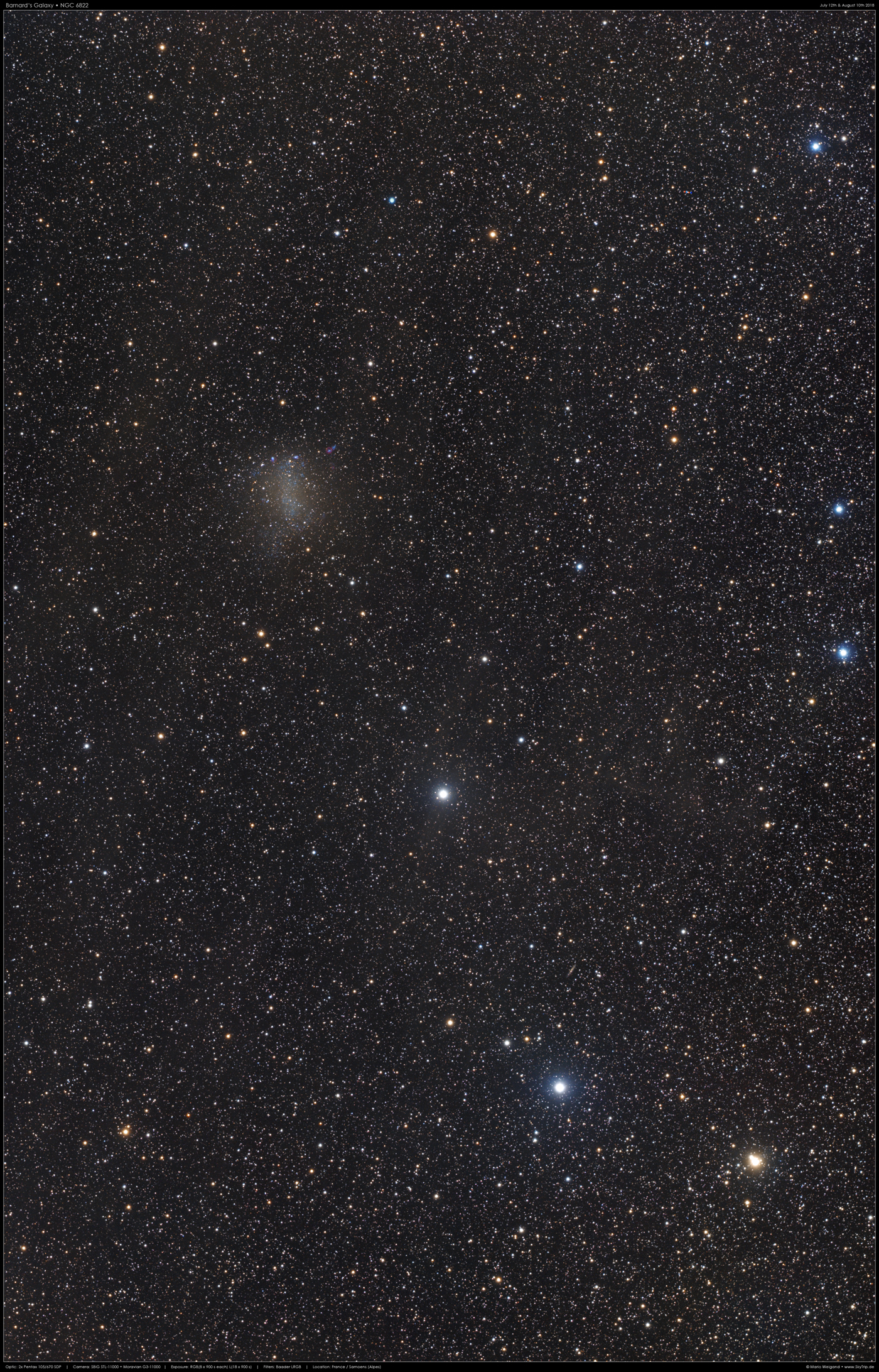 Barnards Galaxie NGC 6822
