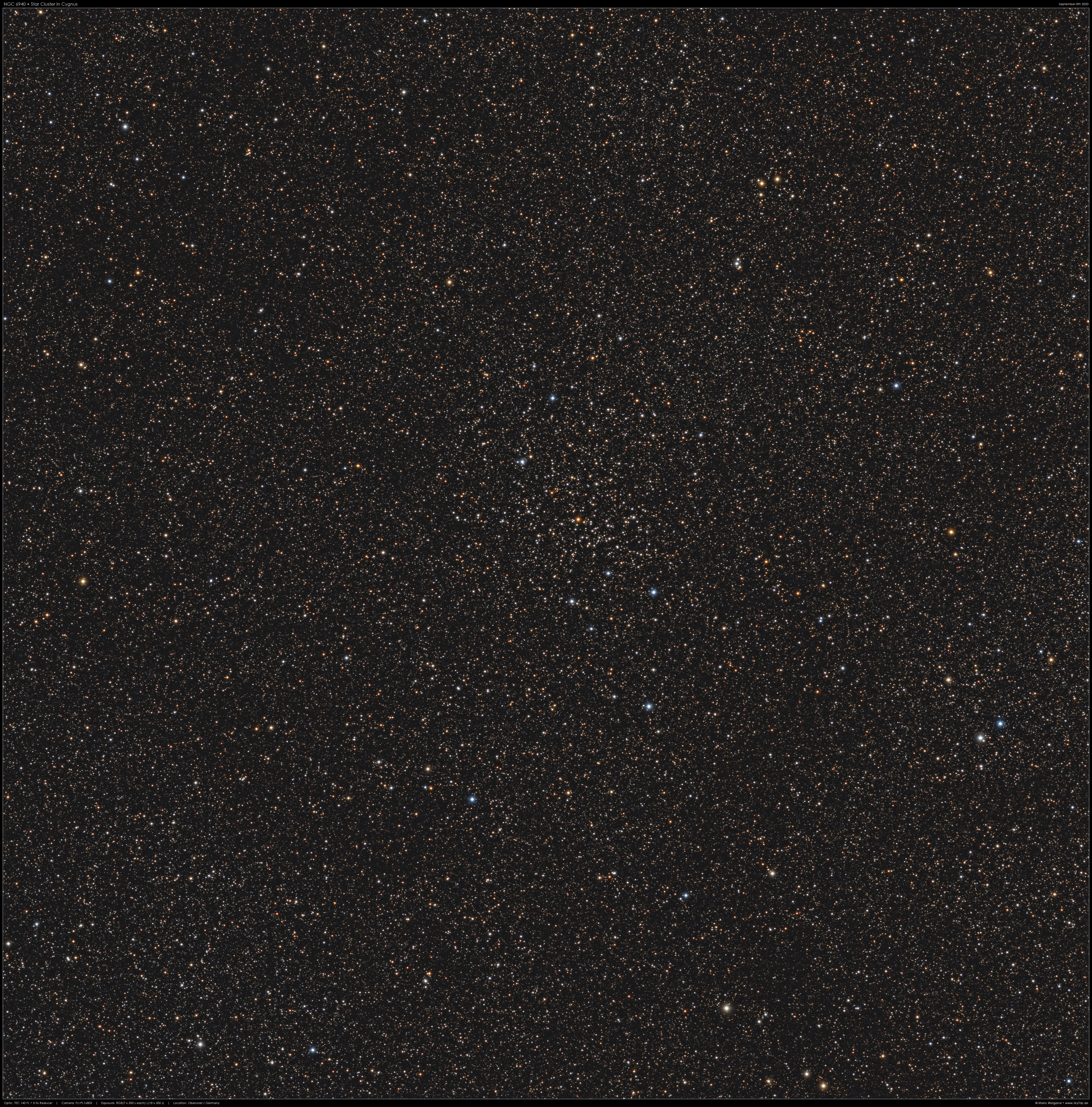 NGC 6940 im Sternbild Vulpecula