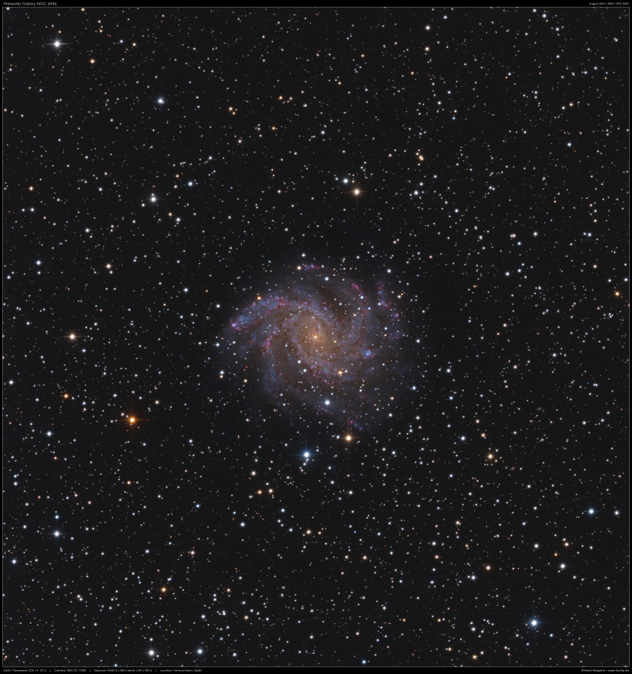 NGC 6946  Fireworks Galaxy