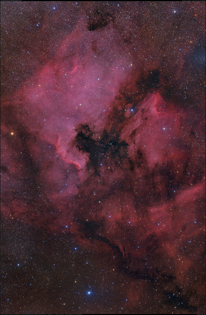 Mosaik: NGC 7000, IC 5070 & LDN 914