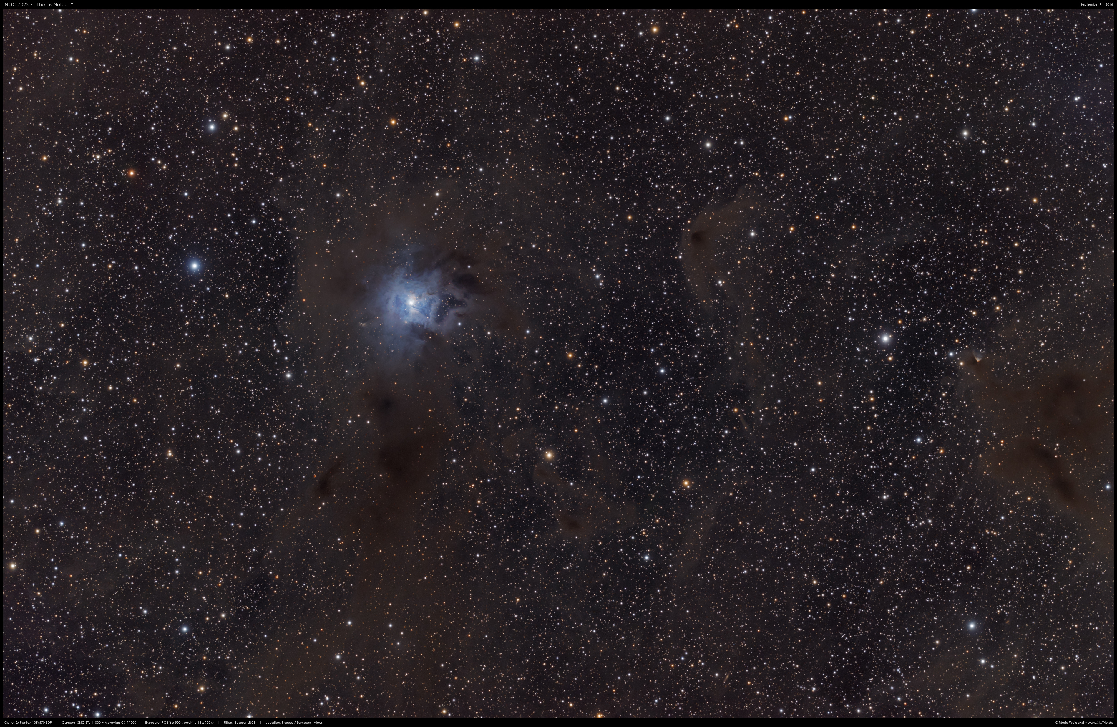 NGC 7023 Der Irisnebel