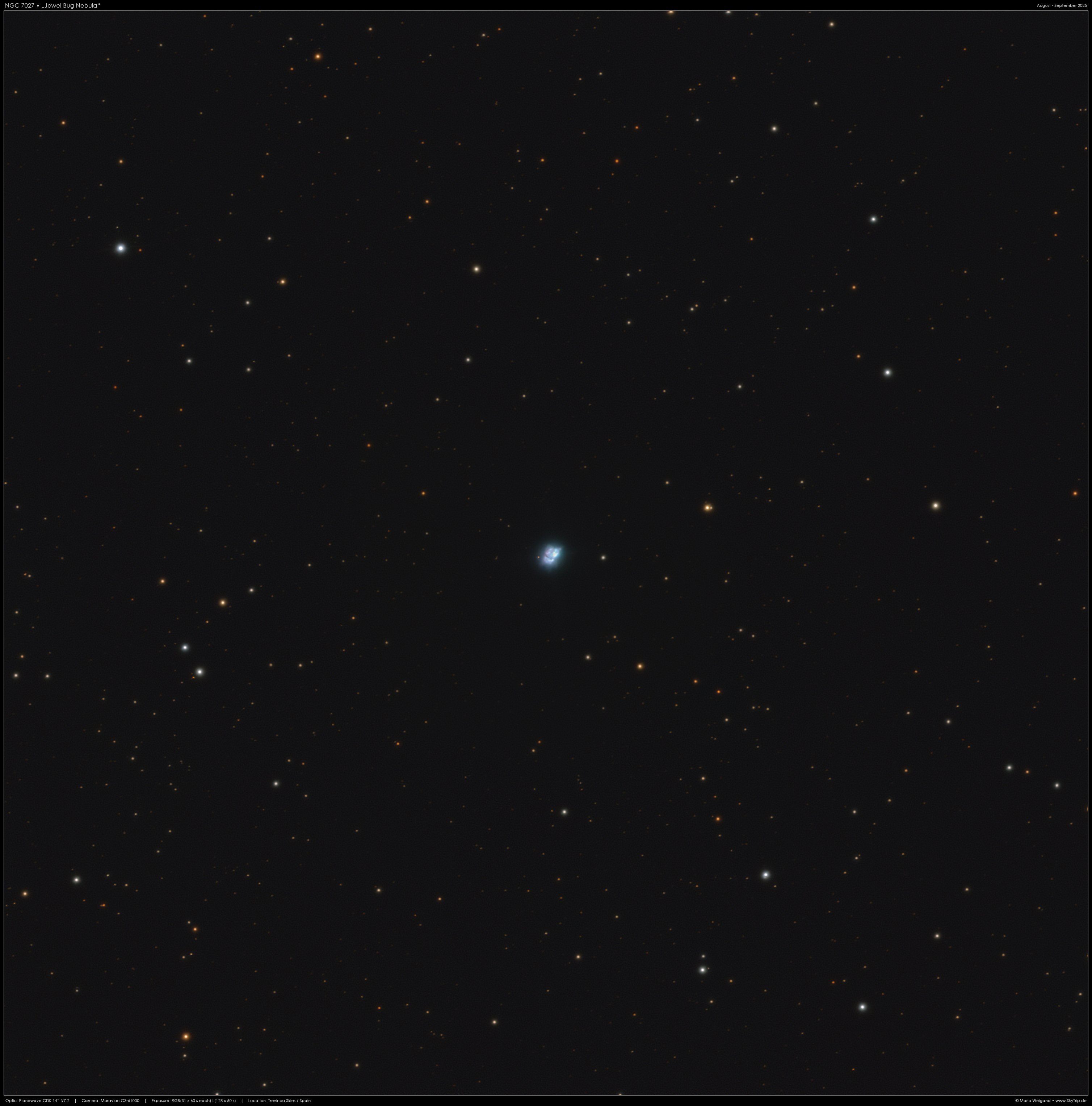 NGC 7027 - Jewel Bug Nebula