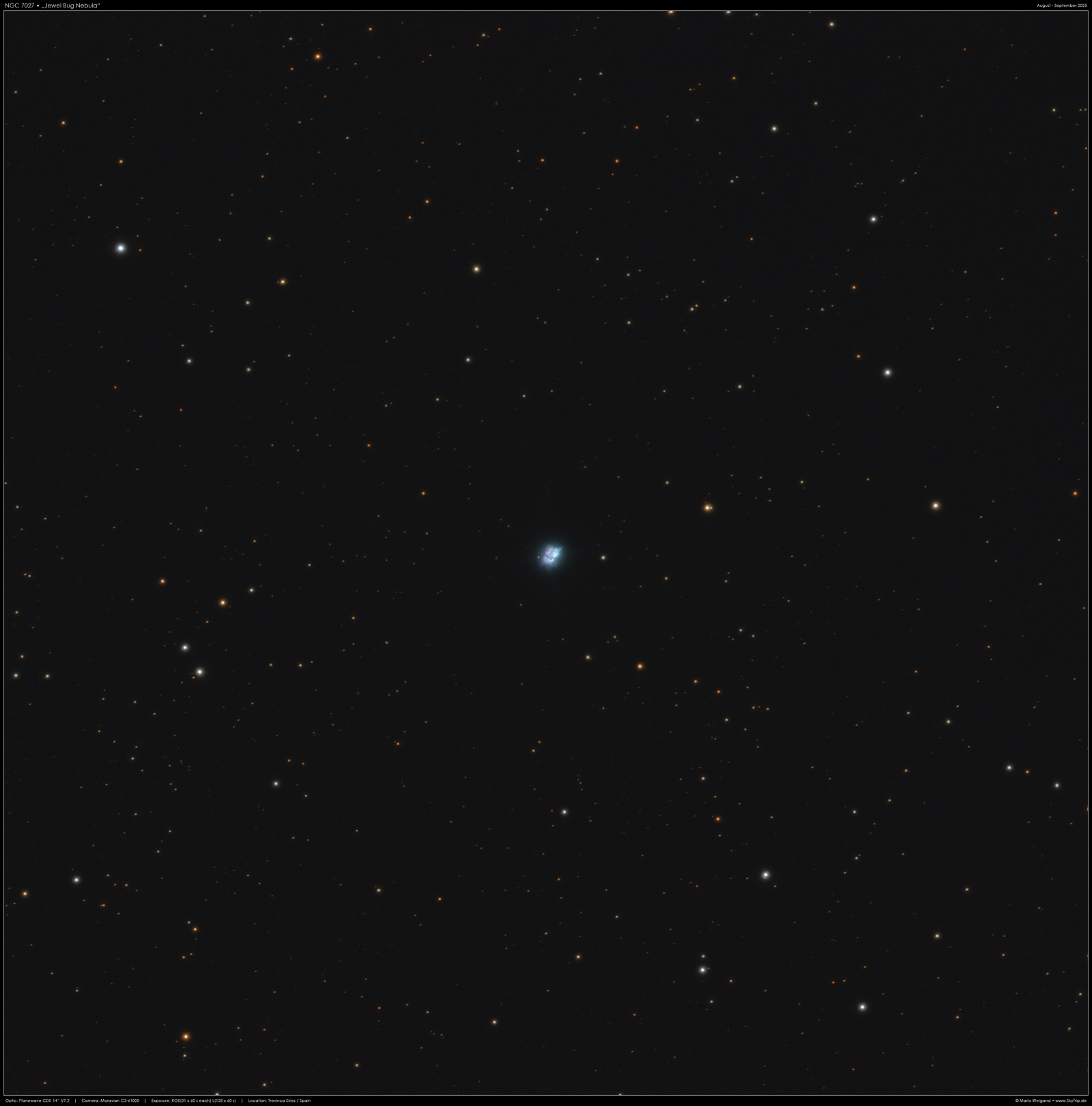 NGC 7027 - Jewel Bug Nebula