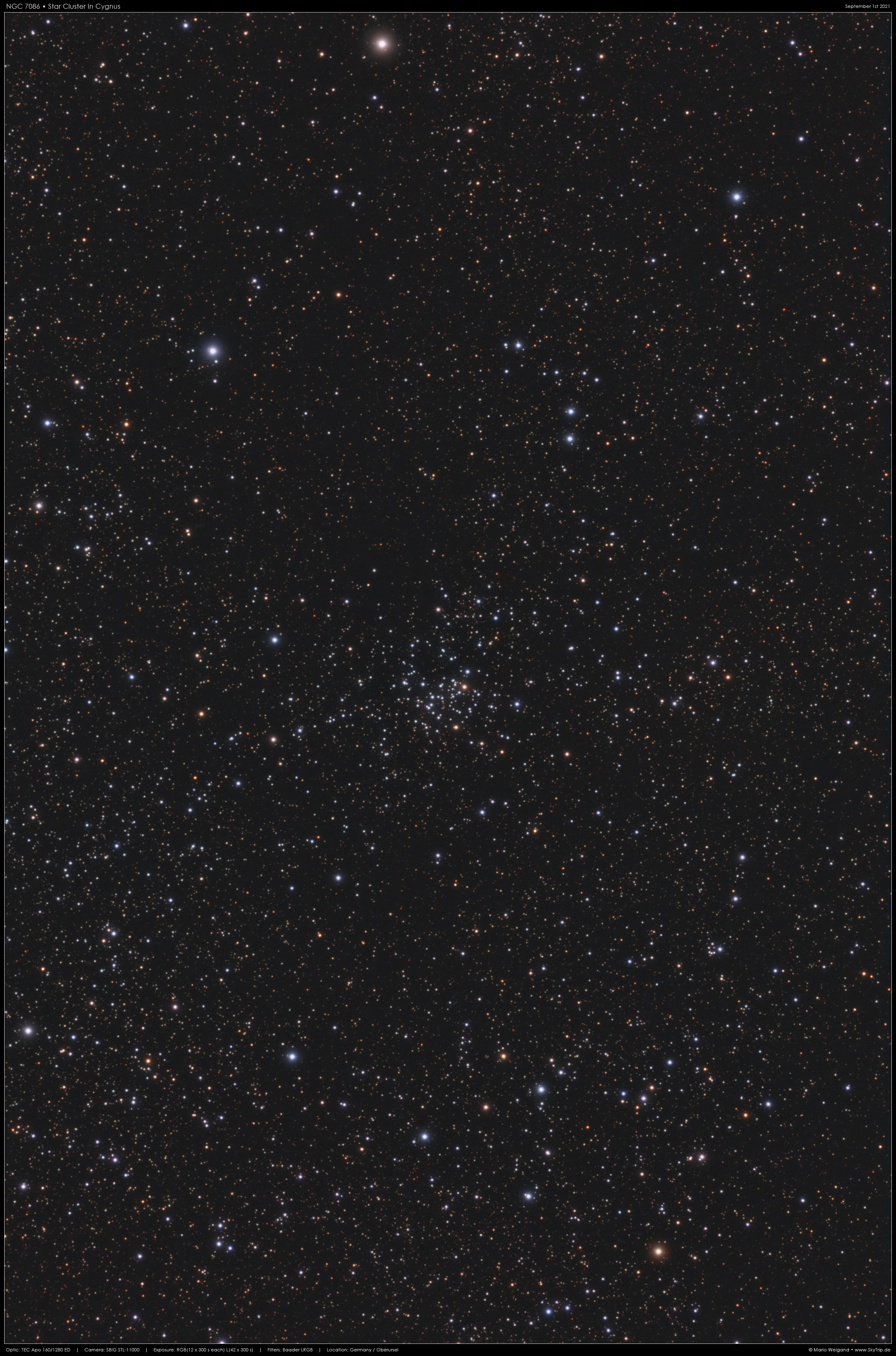 NGC 7086 im Schwan