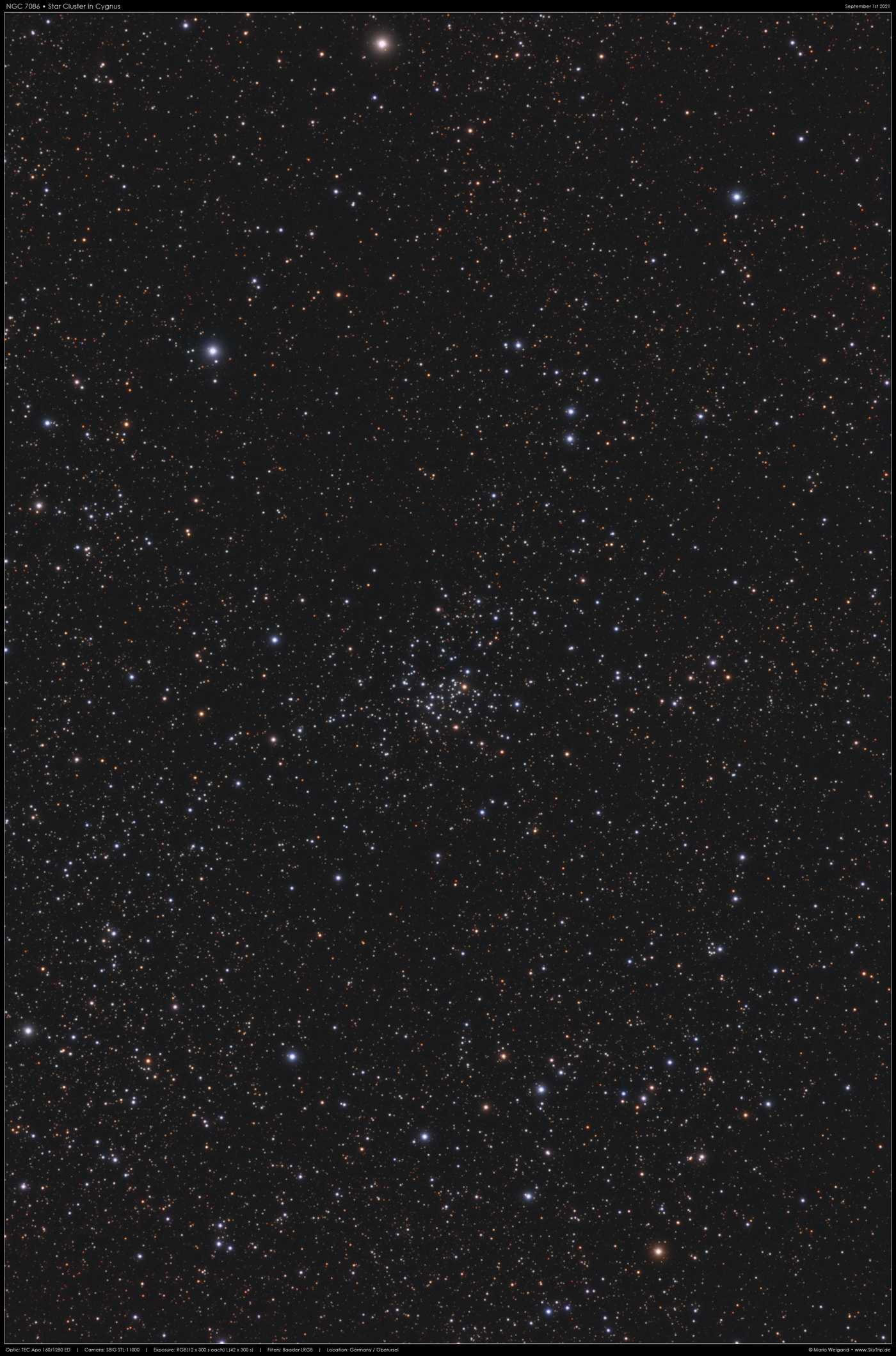 NGC 7086 im Schwan