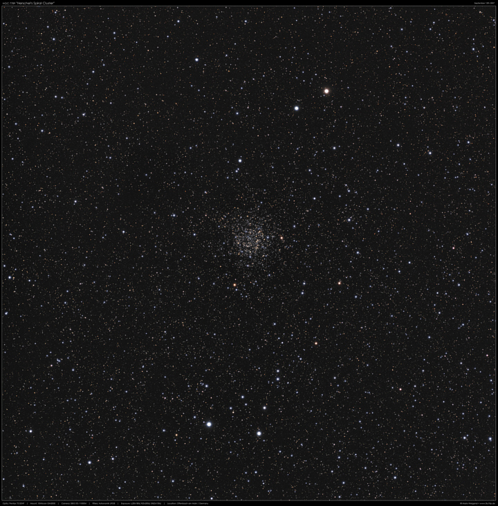 NGC 7789 Herschels Spiralhaufen