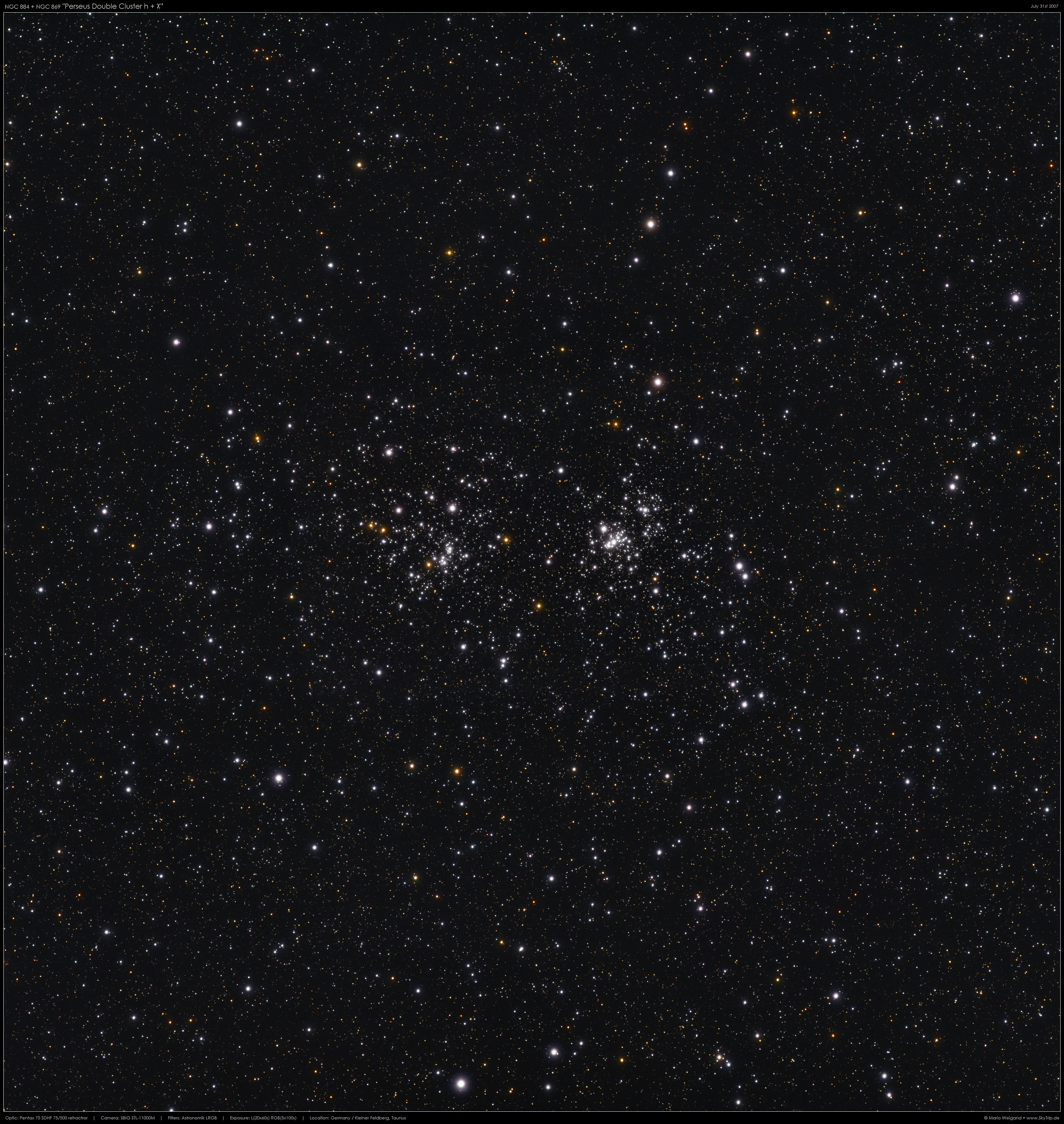 NGC 884/869 Double Cluster