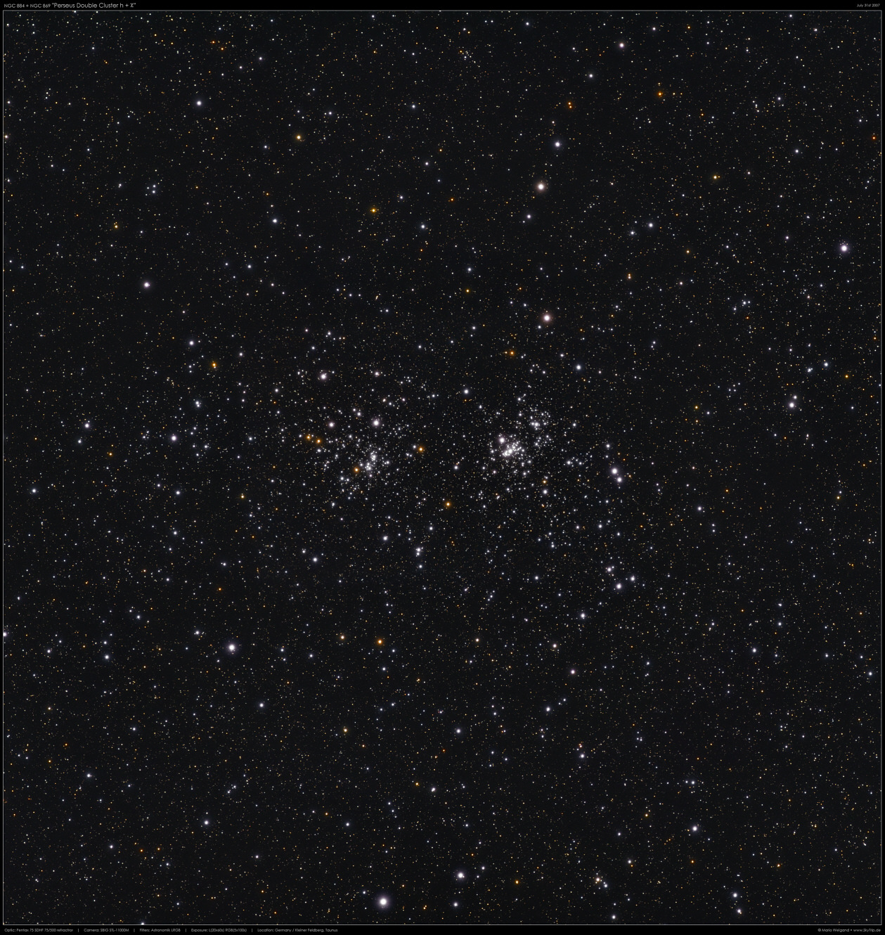 NGC 884/869 Double Cluster