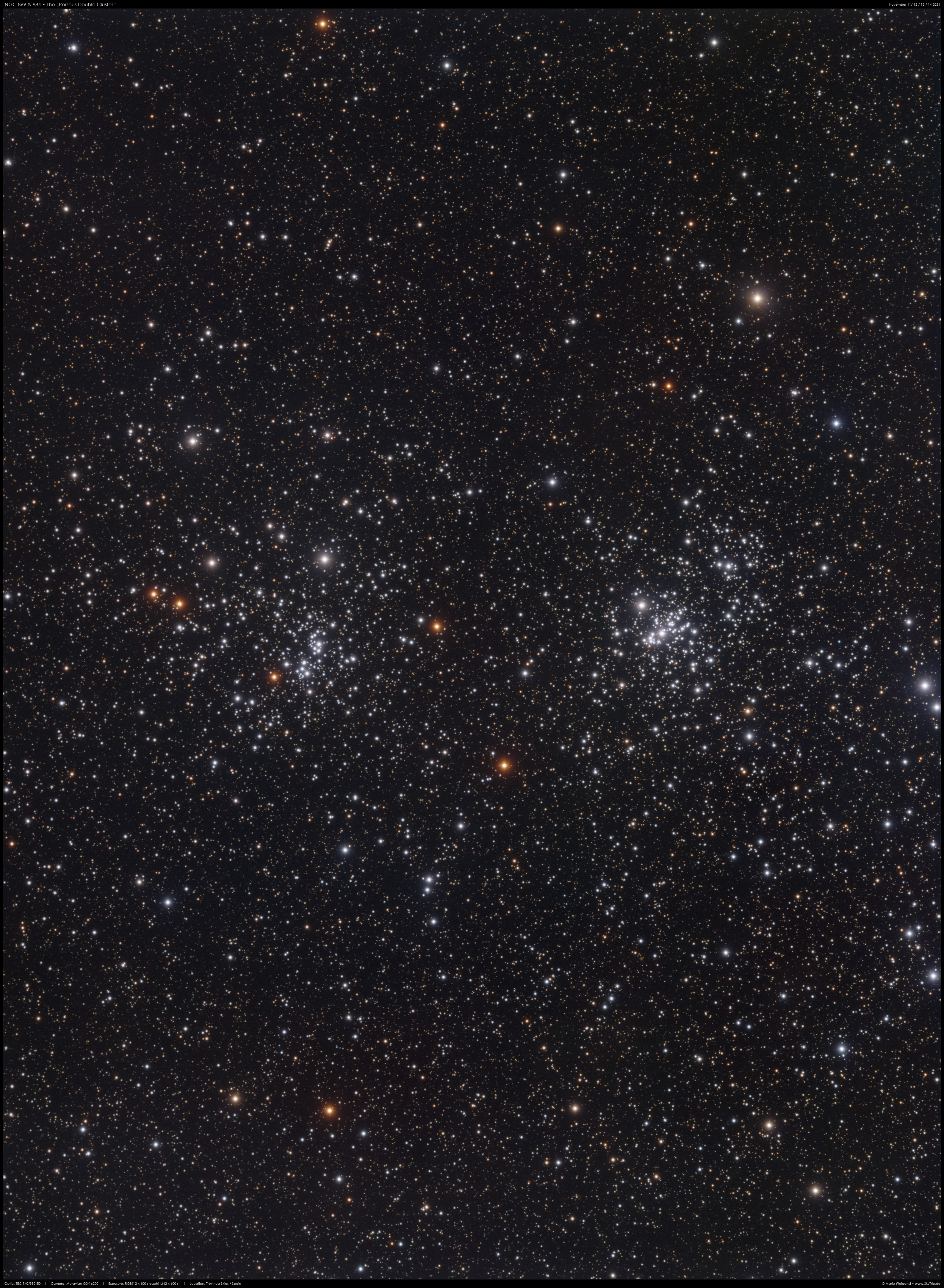 NGC 884/869 Double Cluster