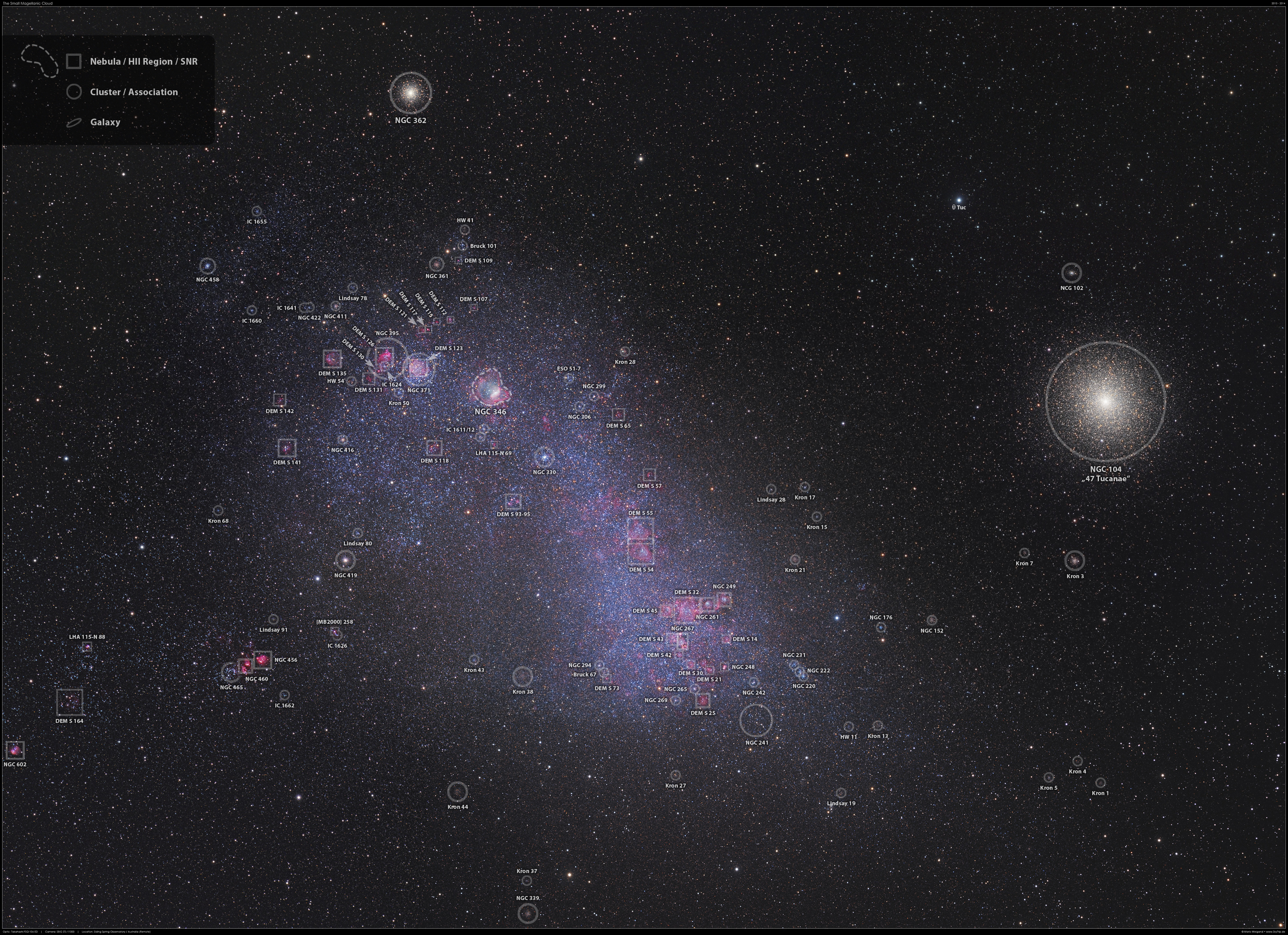 Die Kleine Magellansche Wolke & 47 Tucanae