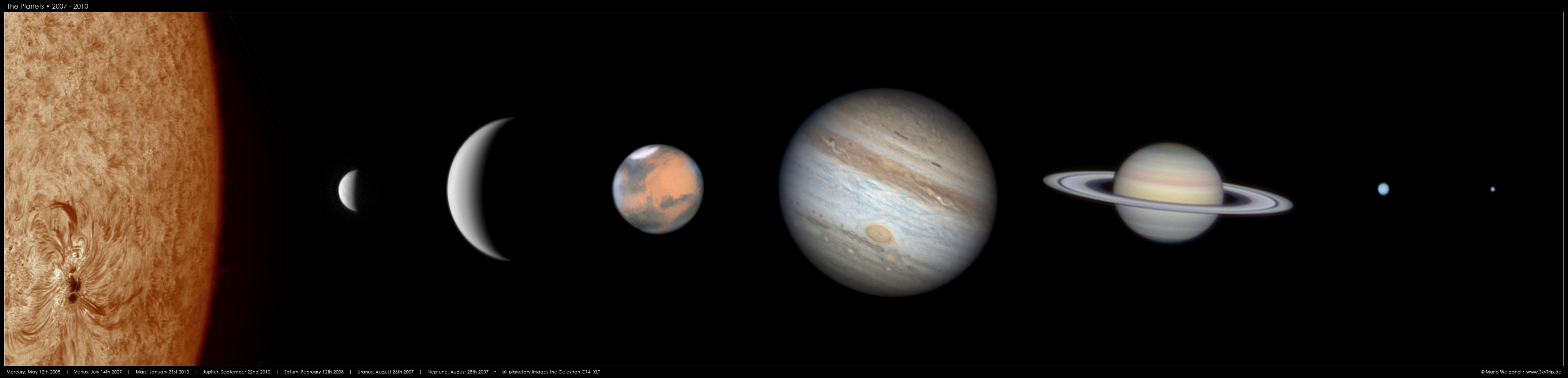 Die Planeten 2007-2010
