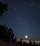 Jupiter und Mond über dem Nebelmeer IV